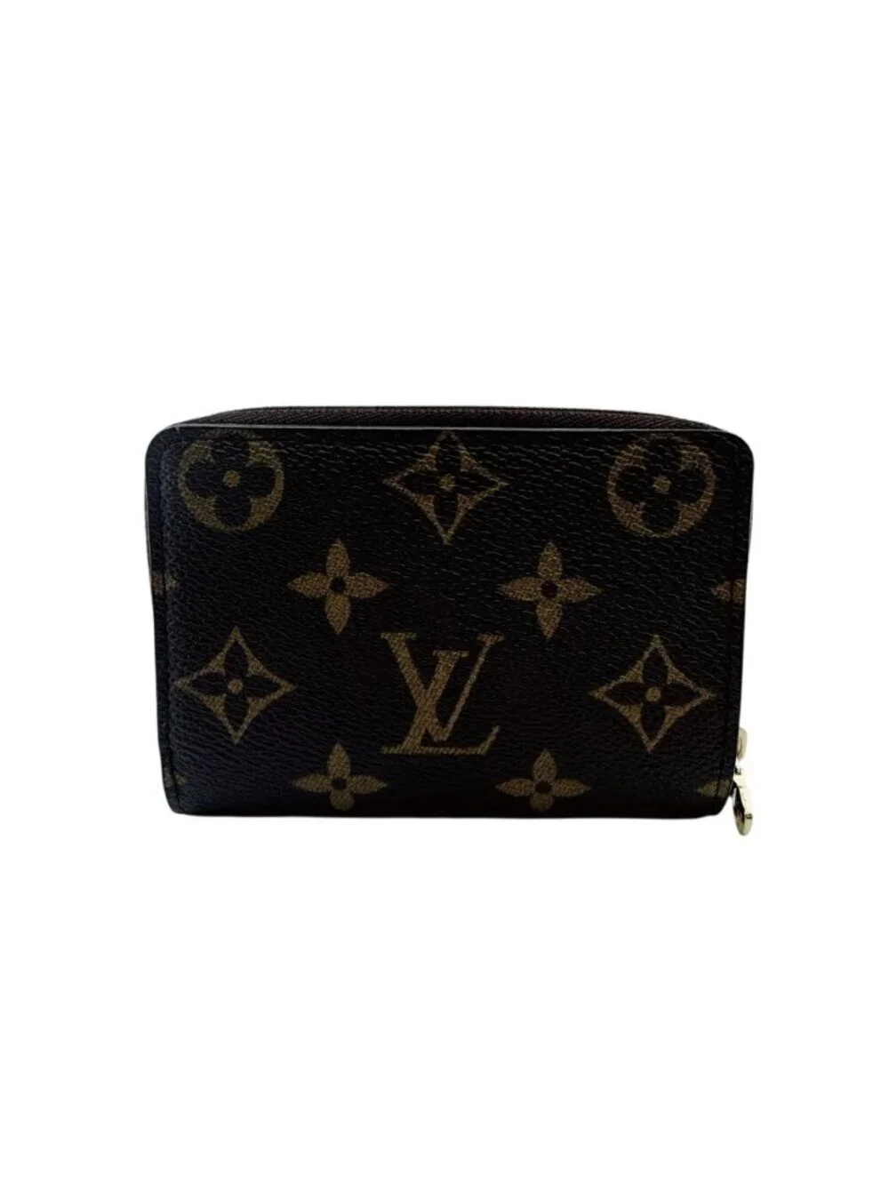Louis Vuitton Compact Wallet Portefeuille Monogram Leopard Trifold